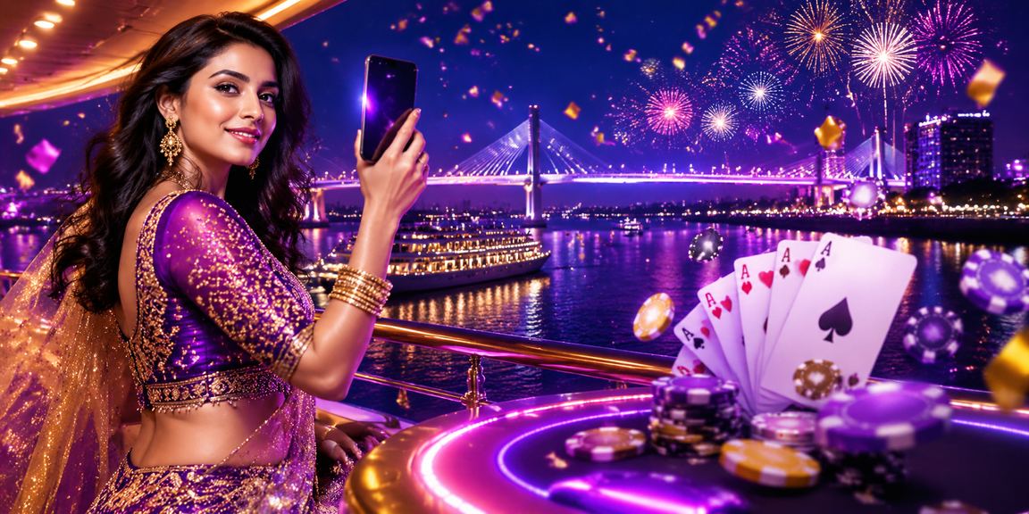 নারায়ণগঞ্জে নিয়ন আলোয় পোকার গেম উপভোগ করছেন একজন খেলোয়াড়